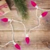 Northlight 25 Count Pink LED C9 Christmas Lights, 16 Ft White Wire 1 Northlight 25 Count Pink LED C9 Christmas Lights, 16 Ft White Wire -Northlight GUEST d879bc5f 82ed 4c3c b9f4 9809ad5e18f7
