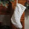 Northlight 18" White And Gold Christmas Stocking With Sequined Trees 2 Northlight 18" White And Gold Christmas Stocking With Sequined Trees -Northlight GUEST d8df222d 66b6 4125 a2f9 8f1dd47411b8