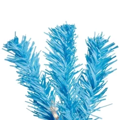 Northlight Pre-Lit Medium Artificial Pine Christmas Tree - 4' - Sky Blue - Clear Lights -Northlight GUEST d9051338 9931 43e9 bb4b 6e030bddf31c
