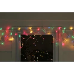Northlight Mini Icicle Incandescent Christmas Lights - Multi-color - 5.75' White Wire - 100ct -Northlight GUEST dd3311f4 ccbd 4c7e acbe 7aa5362d111d