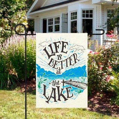 Northlight Life Is Better At The Lake Outdoor Garden Flag 12.5" X 18" 4 Northlight Life Is Better At The Lake Outdoor Garden Flag 12.5" X 18" - Image 2