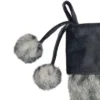 Northlight 20.5-Inch Gray Faux Fur Christmas Stocking With Corduroy Cuff And Pom Poms 1 Northlight 20.5-Inch Gray Faux Fur Christmas Stocking With Corduroy Cuff And Pom Poms -Northlight GUEST df1013be fd74 4504 86f1 2b46a83e09d1