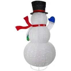 Northlight LED Lighted Iridescent Twinkling Snowman Outdoor Christmas Decoration - 71" 12 Northlight LED Lighted Iridescent Twinkling Snowman Outdoor Christmas Decoration - 71" -Northlight GUEST df351d33 550f 4488 90df 7eeb6759ec3c
