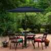 Northlight 9.75ft Outdoor Patio Market Umbrella With Hand Crank And Tilt, Navy Blue -Northlight GUEST dffe9107 6b4a 4719 a185 278aec7e329d