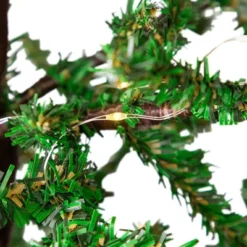 Northlight Pre-lit Christmas Tree With Pinecones And Burlap Base - 4' - Clear Lights -Northlight GUEST e18367eb 9932 4283 b6da 08a40443fa52