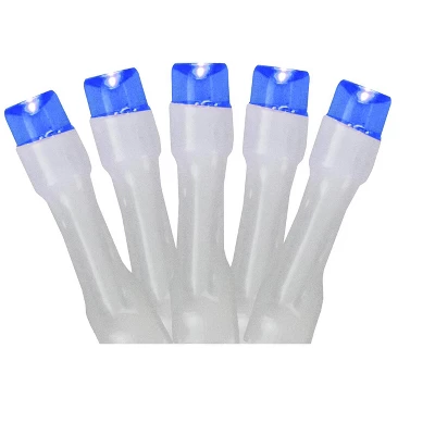 Northlight Battery Operated LED Christmas Lights - Blue - 9.5' White Wire - 20ct 3 Northlight Battery Operated LED Christmas Lights - Blue - 9.5' White Wire - 20ct