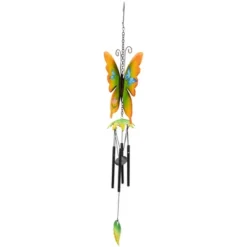 Northlight 15.75" Orange And Green Metal Butterfly Outdoor Garden Windchime 8 Northlight 15.75" Orange And Green Metal Butterfly Outdoor Garden Windchime -Northlight GUEST e84dbfe0 814a 4f15 9c31 141b8c42a8f4