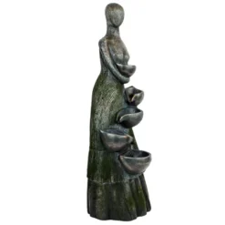 Northlight 39" Lighted Modern Faceless Woman Tiered Outdoor Garden Water Fountain 10 Northlight 39" Lighted Modern Faceless Woman Tiered Outdoor Garden Water Fountain -Northlight GUEST ea2253e4 3804 41e3 a986 62e5e7973875