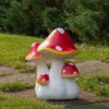 Northlight Hand Painted Mushroom Cluster Outdoor Garden Decoration - 17.5" - White And Red 1 Northlight Hand Painted Mushroom Cluster Outdoor Garden Decoration - 17.5" - White And Red -Northlight GUEST ef5757e3 2b8f 4be9 8c68 5b51a1d44ce8