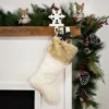 Northlight Cable Knit Christmas Stocking With Faux Fur Cuff - 20.5" - Cream And Beige 1 Northlight Cable Knit Christmas Stocking With Faux Fur Cuff - 20.5" - Cream And Beige -Northlight GUEST f14b6c3d b210 418f 9f34 a4cd7335592f