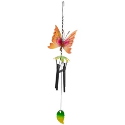 Northlight 19" Orange Metal Butterfly Outdoor Garden Windchime 9 Northlight 19" Orange Metal Butterfly Outdoor Garden Windchime -Northlight GUEST f2413eb0 0be9 48eb a522 f8bc7b8eec91