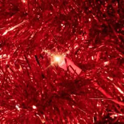 Northlight Pre-Lit Artificial Tinsel Christmas Tree - 3' - Red - Clear Lights -Northlight GUEST f2a5469c 3597 482d 9bc3 fdaca2daf4d4