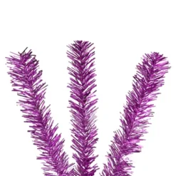 Northlight Medium Tinsel Twig Artificial Christmas Tree -3' - Purple - Unlit -Northlight GUEST f6752084 d522 4101 9c82 7eca6b84b4d5