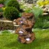 Northlight 21.75" LED Lighted Wood Design Outdoor Garden Water Fountain 1 Northlight 21.75" LED Lighted Wood Design Outdoor Garden Water Fountain -Northlight GUEST f7ec539f df3a 4e54 b4f9 606d0c39c7eb