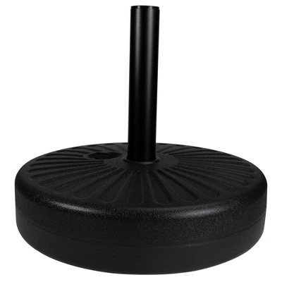 Northlight Black Heavy Duty Water Or Sand Umbrella Base - 48lbs 4 Northlight Black Heavy Duty Water Or Sand Umbrella Base - 48lbs - Image 2