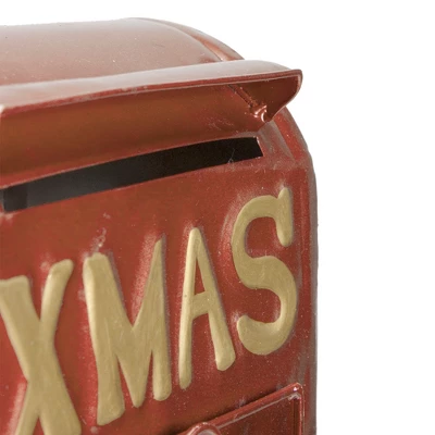 Northlight Metal Mailbox Christmas Decoration - 16" 5 Northlight Metal Mailbox Christmas Decoration - 16" - Image 3
