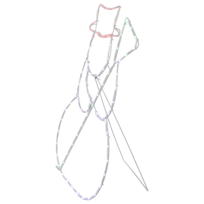 Northlight 28" Lighted Standing Snowman Silhouette Outdoor Christmas Decoration 7 Northlight 28" Lighted Standing Snowman Silhouette Outdoor Christmas Decoration - Image 5